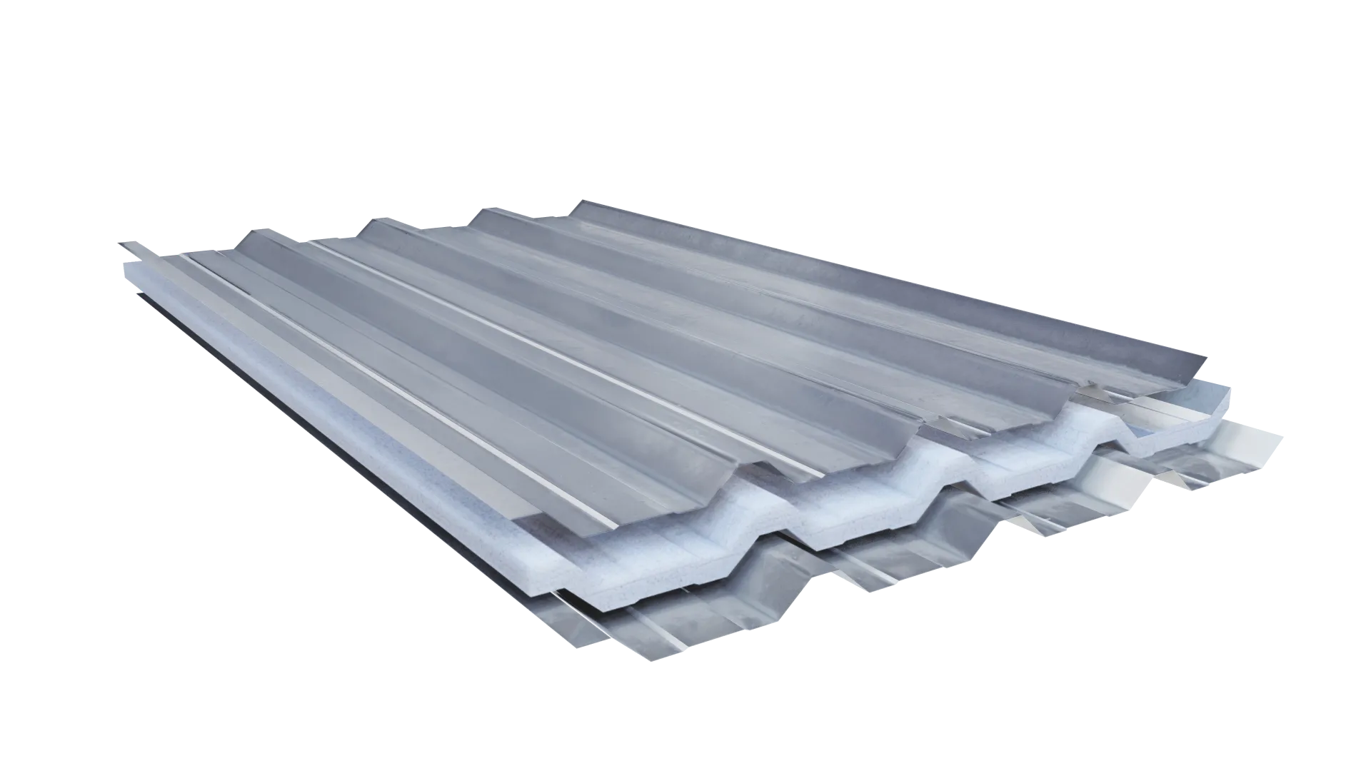Telha Sanduiche EPS - Trapézio 40/1020 | Thermo SP